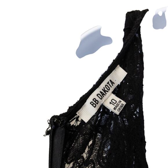 BB Dakota Black Renley Lace Fit and Flare 10 - Picture 4 of 7